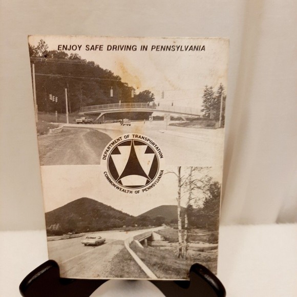Vintage 1977 Pennsylvania Drivers Manual Ephemera DMV Drivers License Rare HTF - Picture 2 of 16